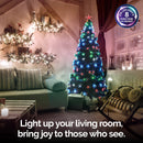 Christmas By Sas 1.8m Pine Tree 210 Multi-Colour LED Lights With 8 Functions