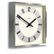 Newgate Jones Box Wall Clock Silver
