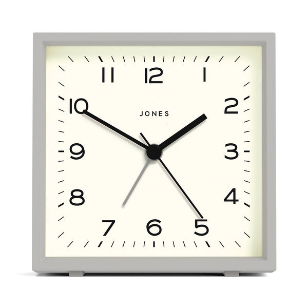 Newgate Jones Disc Echo Alarm Clock Grey