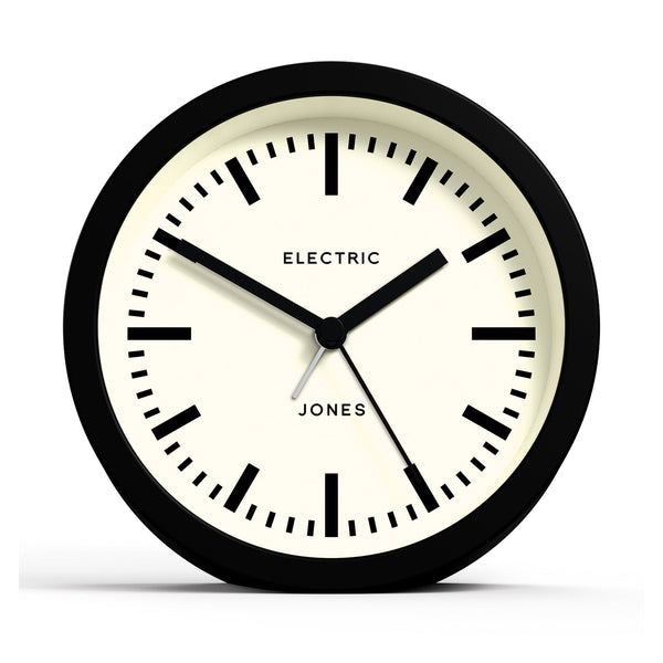 Newgate Jones Eclipse Alarm Clock Black