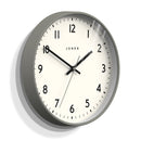 Newgate Jones Jam Clock Matte Elephant Grey