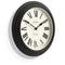 Newgate Jones Supper Club Clock Charcoal Grey