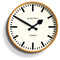 Newgate Jones Railway Wall Clock Orange