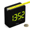 Newgate Space Hotel Orbatron Alarm Clock Black Case - Black Lens - Green Led