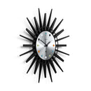 Newgate Stingray Wall Clock Black - Silver Dial