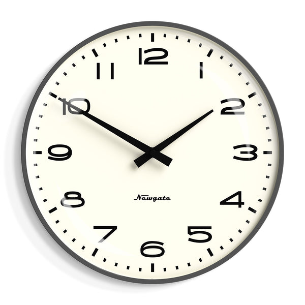 Newgate Radio City Wall Clock - Matte Blizzard Grey