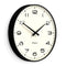 Newgate Radio City Wall Clock - Matte Black