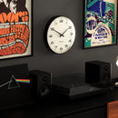 Newgate Radio City Wall Clock - Matte Black