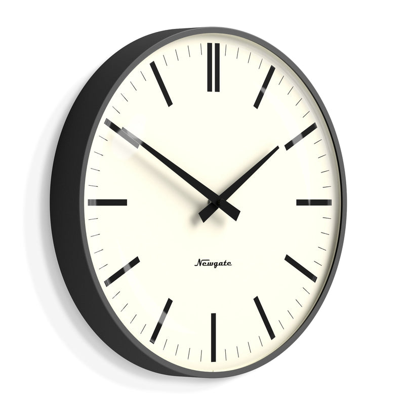 Newgate Radio City Wall Clock - Matte Blizzard Grey