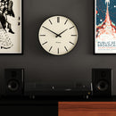 Newgate Radio City Wall Clock - Matte Black
