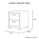Albany Bedside Table
