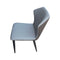 6X Gray Dining Chairs Premium Leatherette Gorgeous Colour Stylish Tripod Legs Carbon Steel