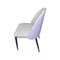 2X Dining Chairs Purple Colour Premium Leatherette Carbon Steel Frame Firm Support