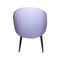 2X Dining Chairs Purple Colour Premium Leatherette Carbon Steel Frame Firm Support