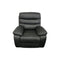 3RR+1RR+1RR Leatherette Grey Electric Recliner Feature Multi Positions Ultra Cushioned USB Outlets