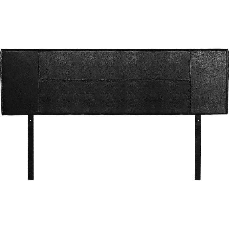 PU Leather King Bed Headboard Bedhead - Black