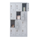12-Door Locker for Office Gym Shed School Home Storage