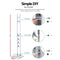 Freestanding For Dyson Vacuum Stand Rack Holder Handheld Cleaner V8 V10 V11 V12 V15
