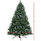 Jingle Jollys Christmas Tree 1.8M Xmas Trees Decorations Snowy Green 800 Tips