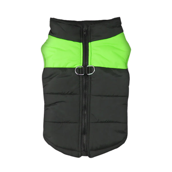 PaWz PaWz Dog Winter Jacket Padded  Pet Clothes Windbreaker Vest Coat  L Green