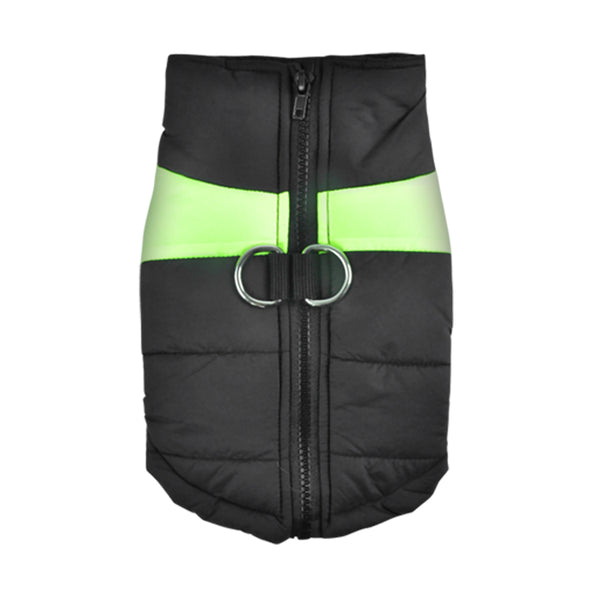 PaWz PaWz Dog Winter Jacket Padded  Pet Clothes Windbreaker Vest Coat  M Green