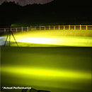 2x 5inch Flood LED Light Bar Offroad Boat Work Driving Fog Lamp Truck Yellow