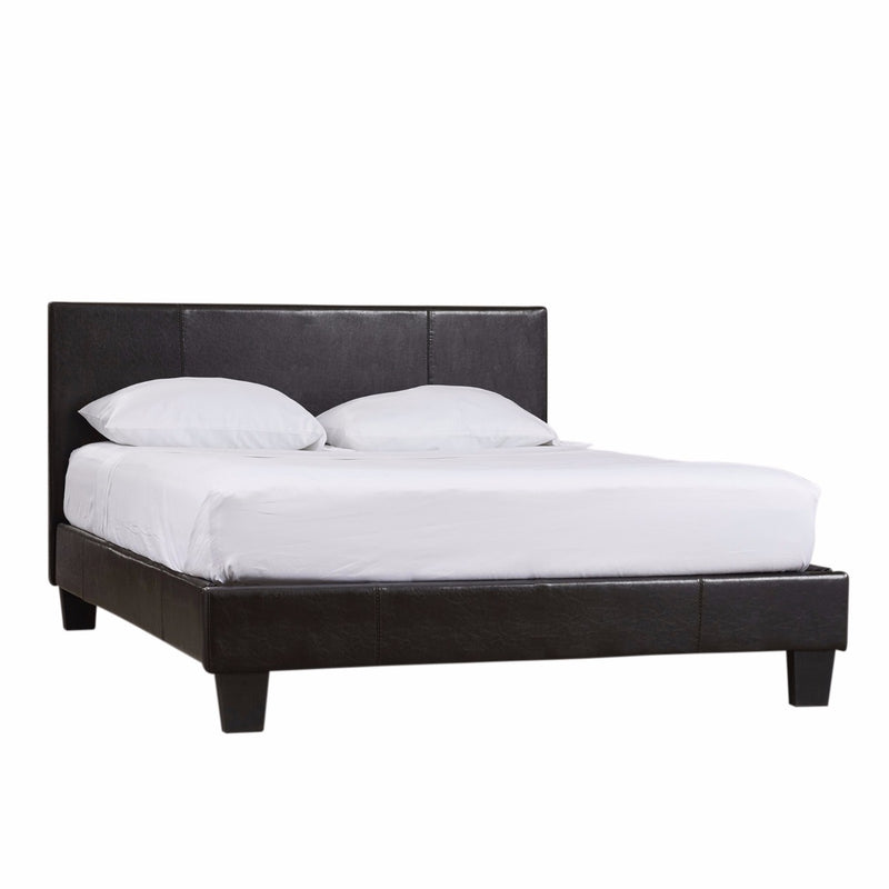 Mondeo PU Leather King Black Bed