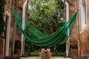 Queen Size Mayan Legacy Cotton Mexican Hammock in Jardin  Colour